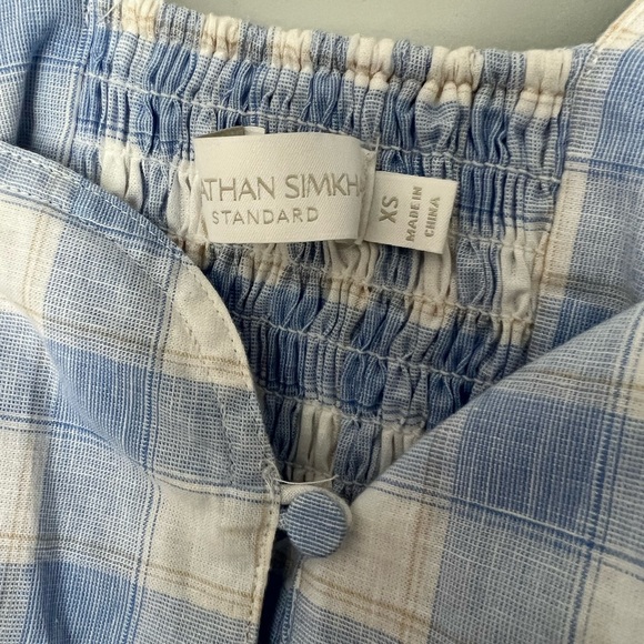 Plaid button up top - Picture 2 of 5